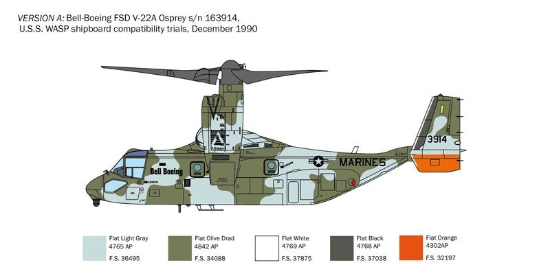 Italeri 1463 V-22A Balbuzard pêcheur 1/72 – image 4