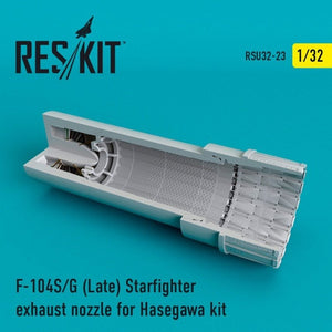 RESKIT RSU32-0023 Tuyère d&amp;#39;échappement pour F-104 Starfighter (S/G Late) pour maquette Hasegawa au 1/32