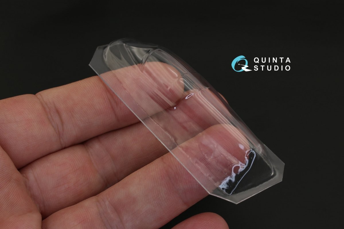 Quinta Studio QC48014 Verrière transparente thermoformée de correction pour MiG-25 (pour kit ICM) 1/48  – image 2