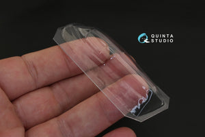 Quinta Studio QC48014 Verrière transparente thermoformée de correction pour MiG-25 (pour kit ICM) 1/48  – image 2