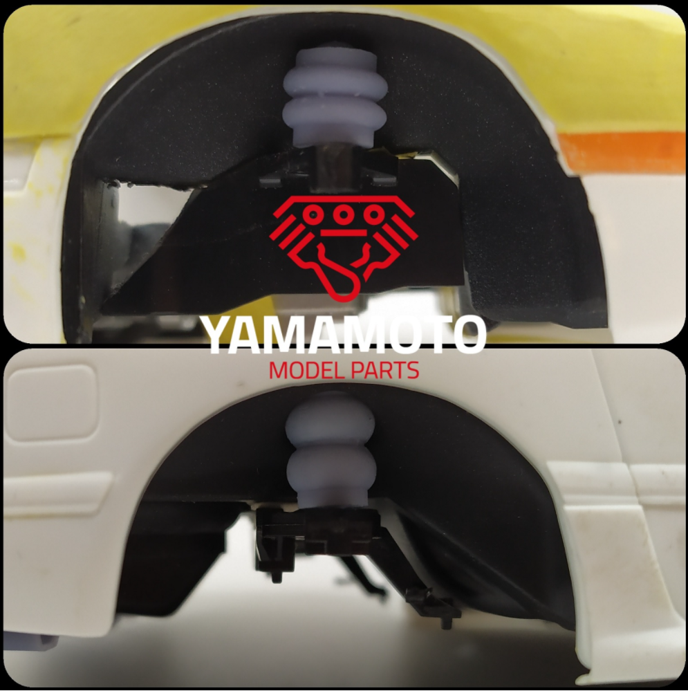 Kit de suspension pneumatique Yamamoto Model Parts YMPTUN30 à l&amp;#39;échelle 1/24 – imagen 3