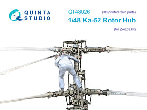 Quinta Studio QT48026 Moyeu de rotor Ka-52 (Zvezda) 1/48
