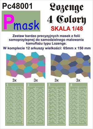 P-Mask PC48001 LASTENGE 4 COULEURS (1/48)