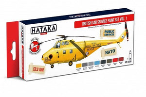 Hataka HTK-AS98 Kit de peinture British SAR Service.vol.1 (8x17ml)