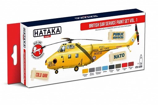 Hataka HTK-AS98 Kit de peinture British SAR Service.vol.1 (8x17ml)