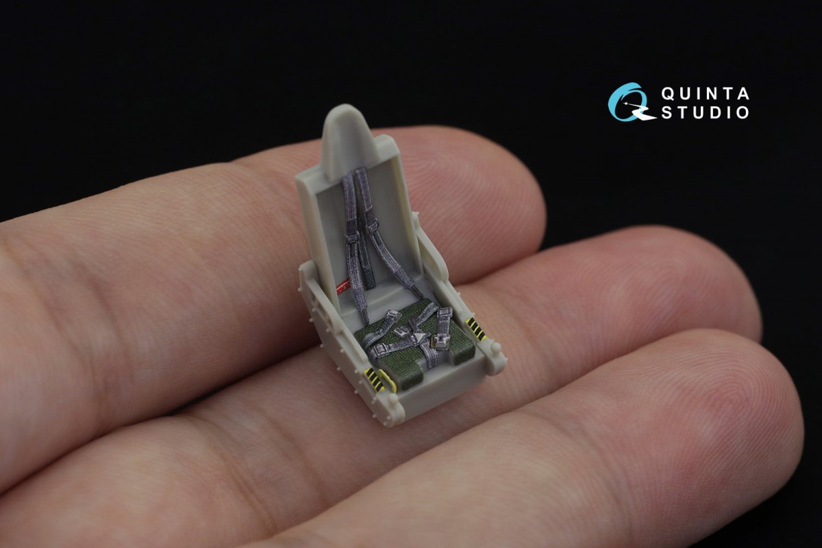 Intérieur imprimé en 3D et coloré sur papier décalcomanie Quinta Studio QD48219 F-5E (AFV club) 1/48 – immagine 9