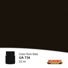 Lifecolor UA734 Noir vieilli 22 ml