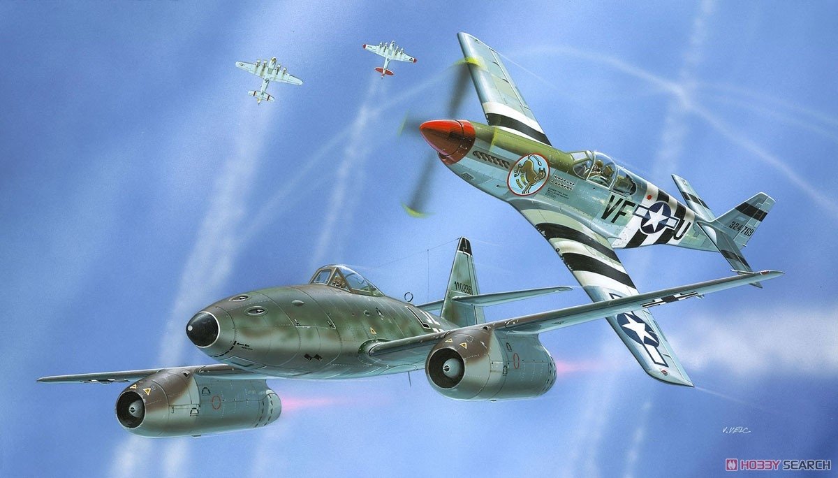 Revell 03711 Coffret de combat Me262 et P-51B 1/72  – image 6