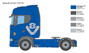 Italeri 3965 Scania 770 S V8 Cabine Blanche 1/24 – imagen 6