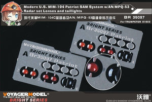 Système SAM Patriot MIM-104 Voyager modèle BR35097 avec lentilles AN/MPQ-53 pour système Radat 1/35
