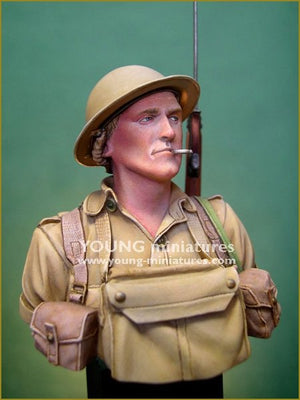 Young Miniatures YM1859 Soldat britannique Bataille d&amp;#39;El Alamein 1942 1/10  – immagine 3