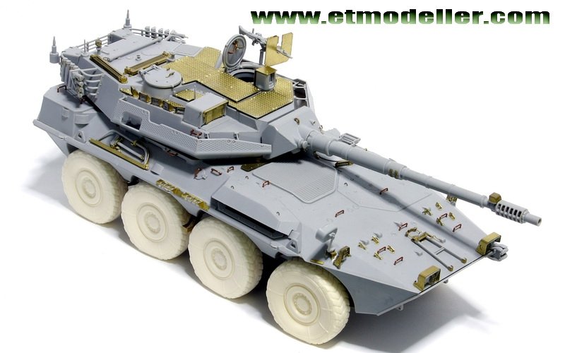 ET Model E35-006 Chasseur de chars italien moderne B1 Centauro (Pour TRUMPETER 00386) (1/35) – image 2
