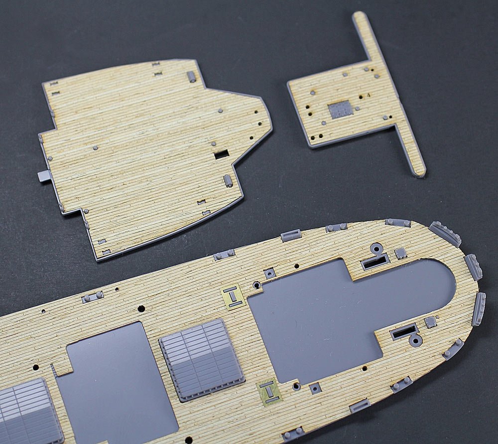 Hasegawa QG51 (72151) NYK Line Hikawa Maru Pont en bois 1/350 – imagen 4