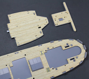 Hasegawa QG51 (72151) NYK Line Hikawa Maru Pont en bois 1/350 – imagen 4