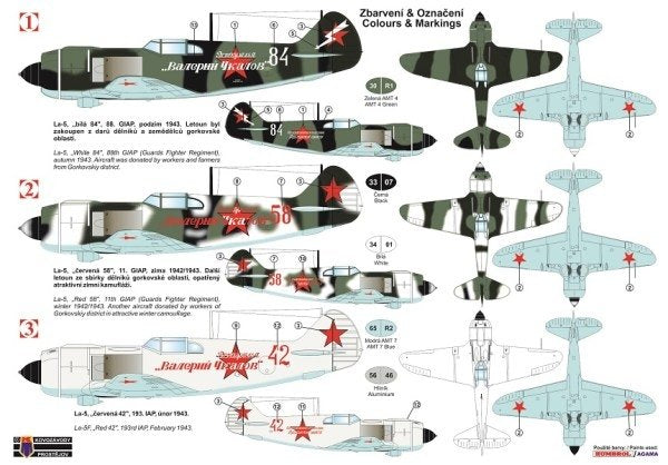 Kovozavody Prostejov KPM0172 La-5 « Valerij Čkalov » 1/72  – image 2
