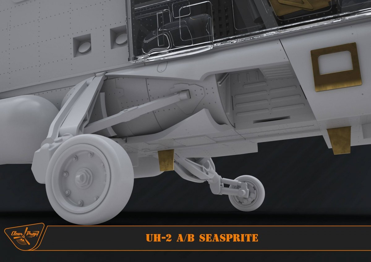 Hélice transparente ! Kit avancé CP72002 UH-2 A/B Seasprite ADVANCED au 1/72 – immagine 11