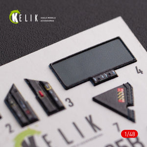 Décalcomanies 3D intérieures KELIK K48076 pour maquette Tamiya au 1/48 du F-35B – image 7