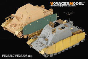 Maquette Voyager PE35260 Sturmpanzer IV Brummbar allemand de la Seconde Guerre mondiale, version précoce (pour Tristar, Hobby Boss) 1/35