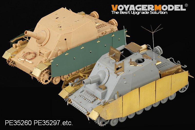 Maquette Voyager PE35260 Sturmpanzer IV Brummbar allemand de la Seconde Guerre mondiale, version précoce (pour Tristar, Hobby Boss) 1/35