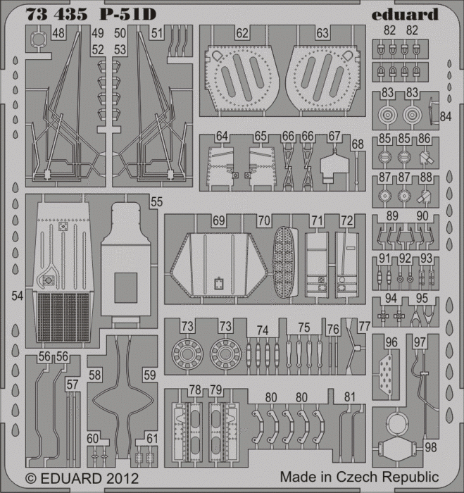 Eduard 73435 P-51D SA 1/72 ITALERI – image 2