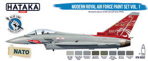 Hataka HTK-BS52 BLUE LINE – Coffret de peinture moderne Royal Air Force vol. 1, 8 x 17 ml – imagen 2