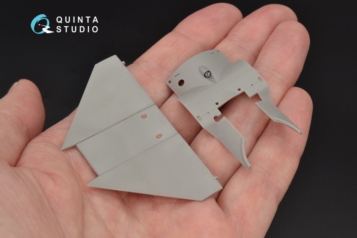 Intérieur imprimé en 3D et coloré sur papier décalcomanie Quinta Studio QD32060 pour Fokker Dr.1 (pour maquette Roden) à l&amp;#39;échelle 1/32 – image 9