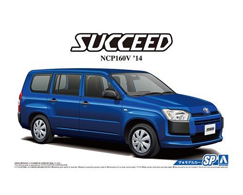 Aoshima 05144 TOYOTA NCP160V Succeed &amp;#39;14 1/24