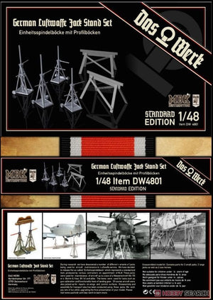 Das Werk DW4801 Ensemble de cric de la Luftwaffe allemande - Édition standard 1/48