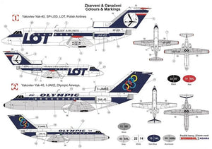 AZ Modèle AZ14422 Jak-40 LOT/Olympique 1/144 – immagine 2