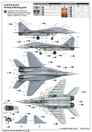 Trumpeter 03223 MIG-29A Fulcrum russe au 1/32 – image 2