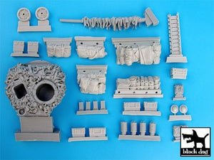 Black Dog T35028 Filet de camouflage en ruban de jute pour Sherman Firefly britannique 1/35  – image 6