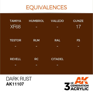 AK Interactive AK11107 DARK RUST – STANDARD 17 ml – image 3