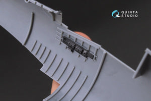 Intérieur imprimé en 3D et coloré sur papier décalcomanie Quinta Studio QD48111 F4U-1A Corsair (pour maquette Tamiya) 1/48 – image 3