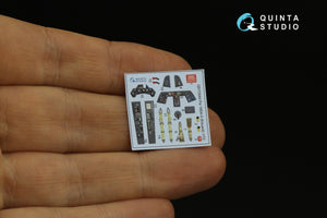 Intérieur imprimé en 3D et coloré sur papier décalcomanie Quinta Studio QD72044 Fw 190A-5 (Eduard) 1/72 – image 10