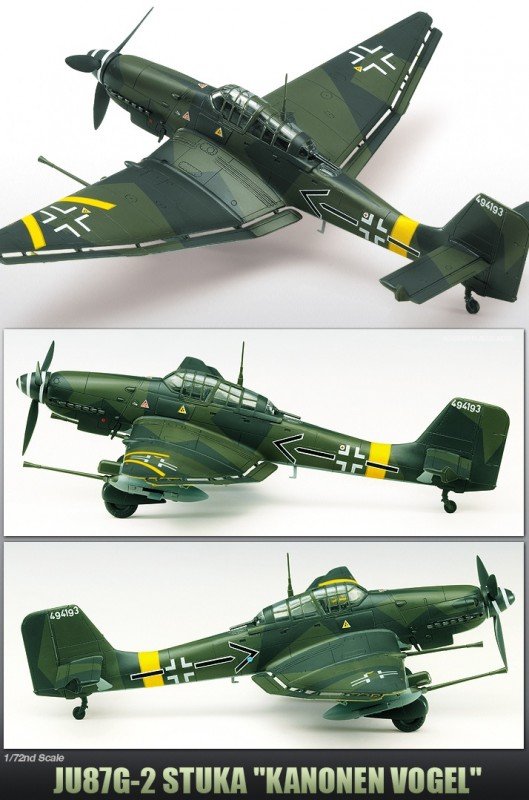 Académie 12404 JU87G-2 STUKA (KANONEN VOGEL) (1/72) – immagine 3