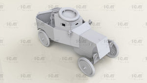 Voiture blindée ICM 35670 Modèle T RNAS avec équipage de char britannique de la Première Guerre mondiale, échelle 1/35 – immagine 8