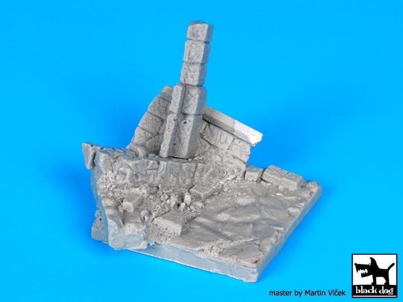 Black Dog D35055 Mur en ruine n°2 socle 1/35  – Bild 6