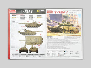 Amusing Hobby 35A041 T-72AV Intérieur complet 1/35  – imagen 2