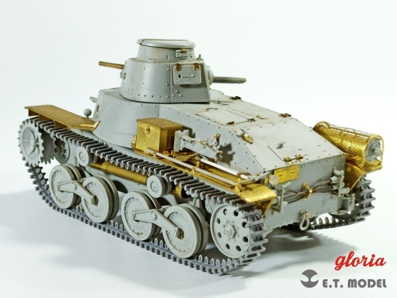 ET Model P35-015 IJA Type 95 « Ha-Go » Char léger Chenilles fonctionnelles (Impression 3D) 1/35 – image 7