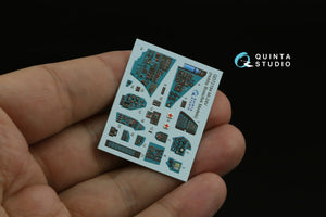 Intérieur imprimé en 3D et coloré sur papier décalcomanie Quinta Studio QD+72184 Mi-24V (Hobby Boss/ARK Models) (avec pièces en résine imprimées en 3D) 1/72 – image 4