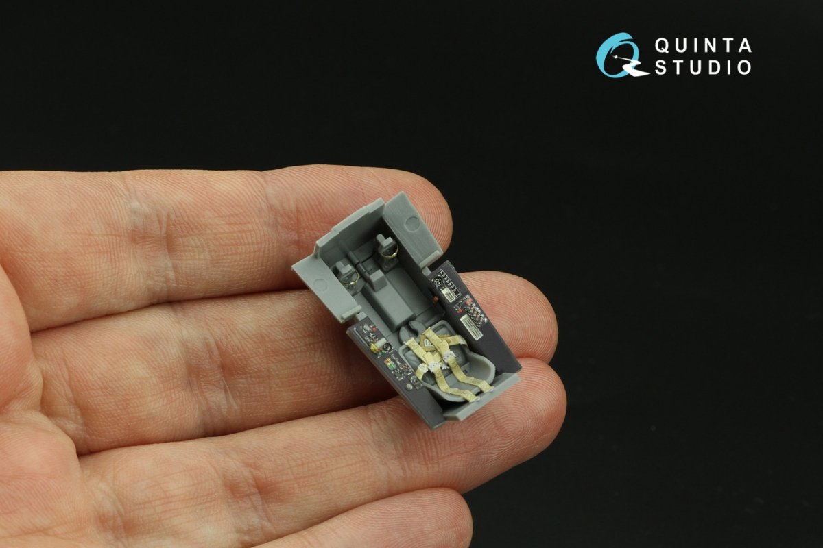 Intérieur imprimé en 3D et coloré sur papier décalcomanie Quinta Studio QD48269 Fw 190A-8 (Tamiya) 1/48 – image 7