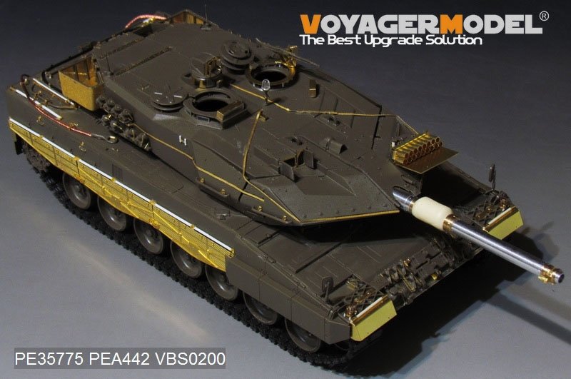 Maquette Voyager PE35775B Leopard 2A5 allemand moderne (version B, canon inclus) (pour Tamiya 35242) 1/35 – image 2