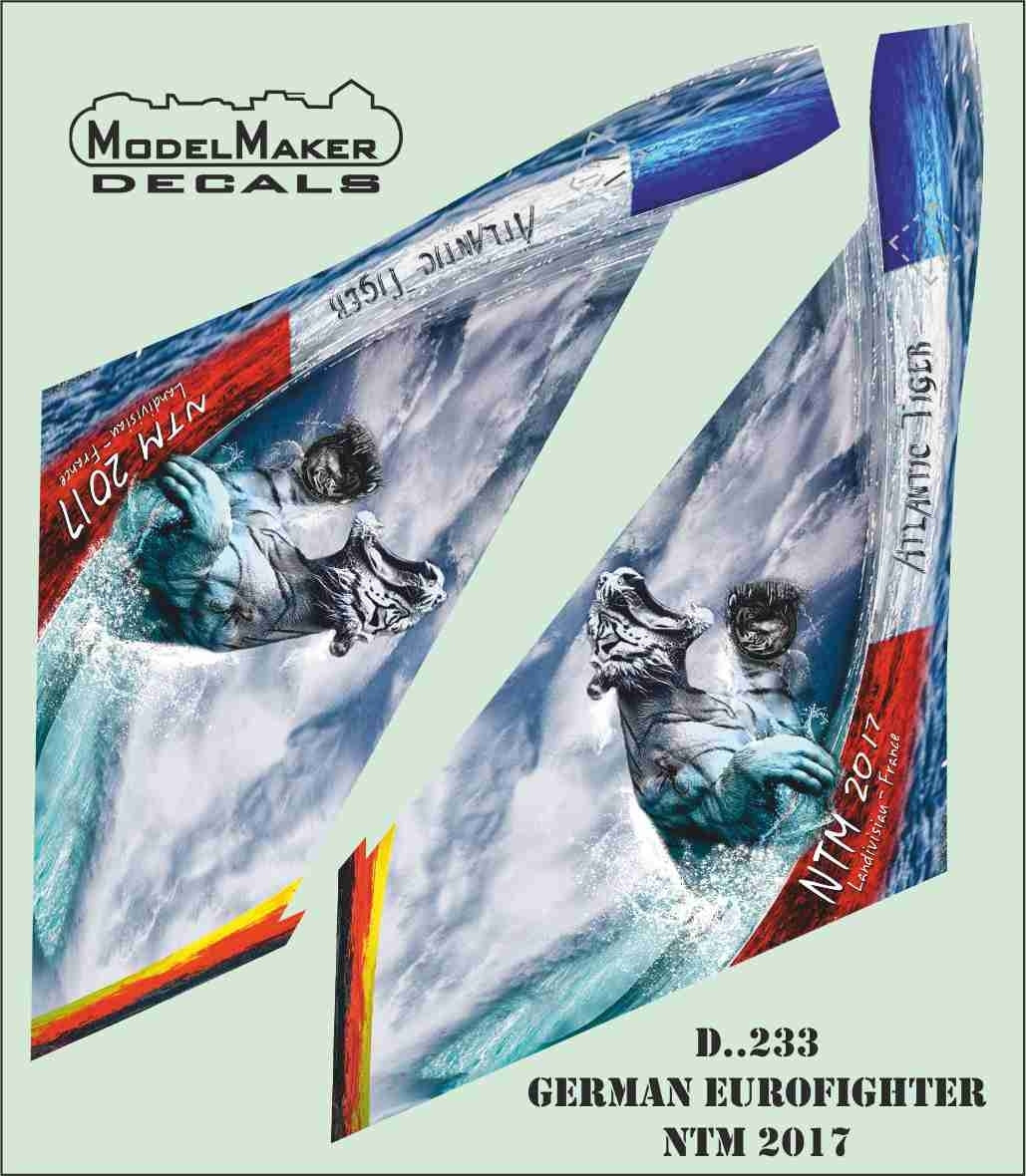 Décalcomanies ModelMaker D48233 Eurofighter allemand OTAN Tiger Meet 2017 1/48 – immagine 3