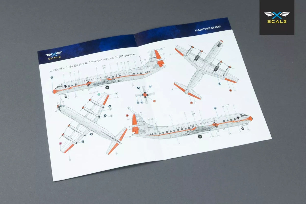 Maquette X-Scale 144005 Lockheed L-188 Electra au 1/144 – imagen 7