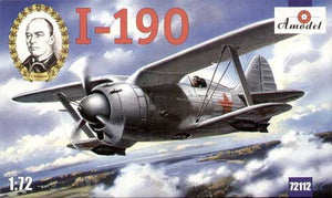 Maquette A-Model 72112 Polikarpov I-190, chasseur soviétique de la Seconde Guerre mondiale, échelle 1/72