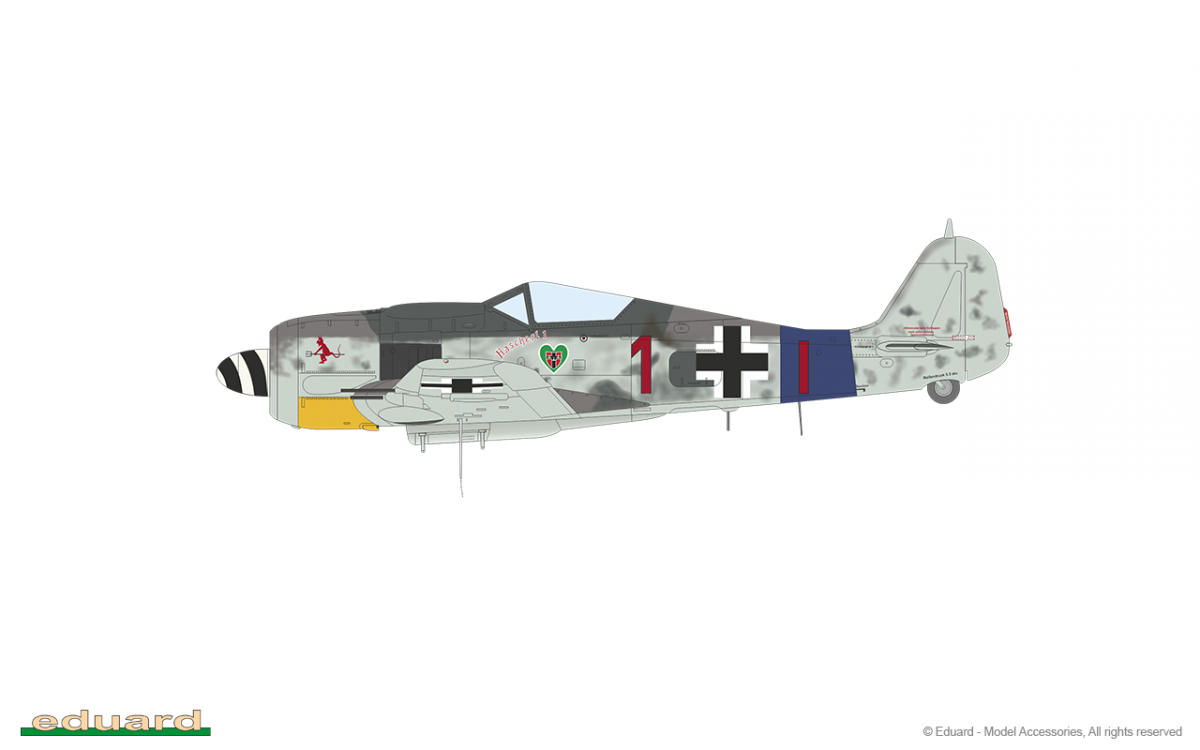 Eduard 7463 Fw 190A-8 ailes standard 1/72 – immagine 10