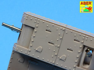 Canons Aber 35L-156 pour char britannique Mark IV de la Première Guerre mondiale – Femelle (1/35) – imagen 5