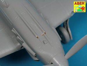 Armement Aber A48114 pour chasseur soviétique MIG-3 : 2 mitrailleuses 7,62 ShKAS ; 1 mitrailleuse UBS de 12,7 mm ; tube de Pitot (1/48) – imagen 8