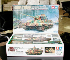 Tamiya 56018 Maquette radiocommandée de char lourd allemand Type VI King Tiger, tourelle de production, kit complet toutes options, échelle 1/16 – immagine 2