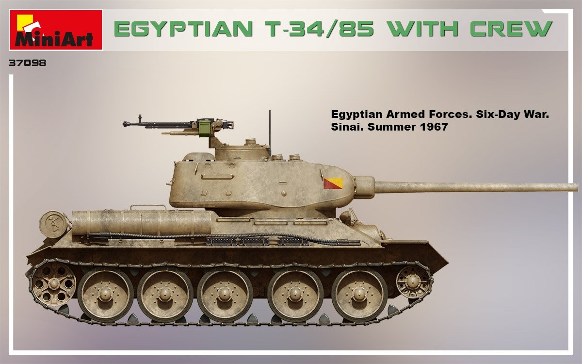 MiniArt 37098 Égyptien T-34/85 1/35 – immagine 4